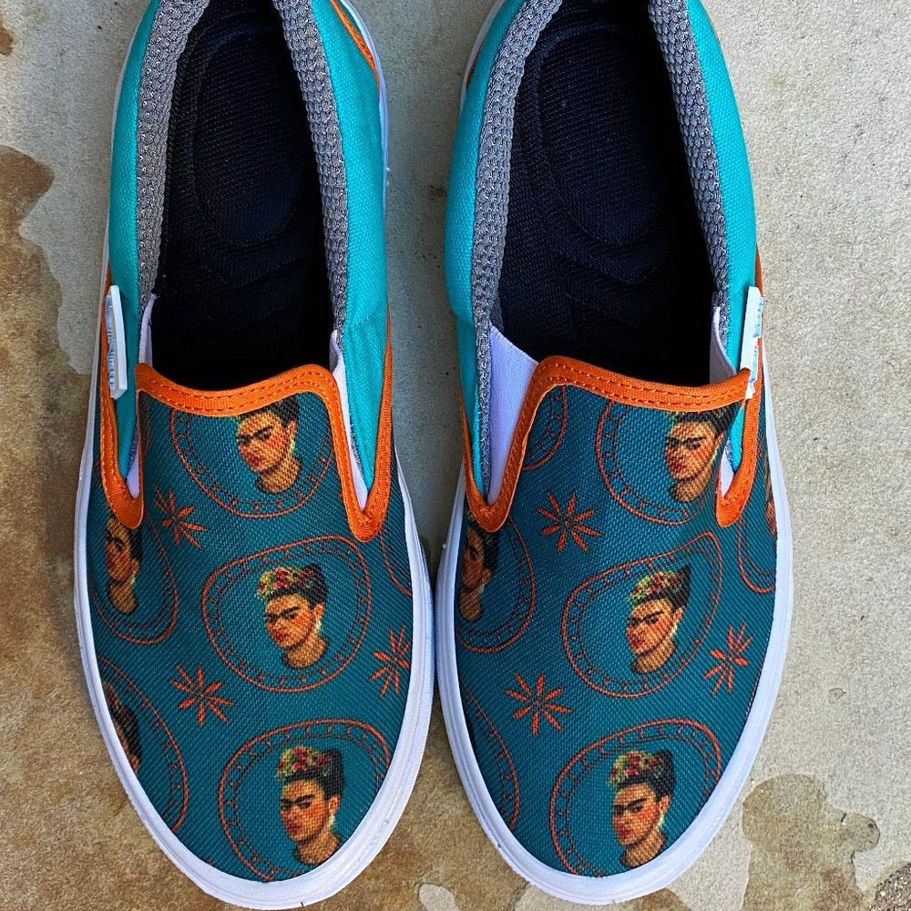 WOMEN'S PRINTED CANVAS SNEAKERS "FRIDA KAH… - Picture 5 of 6